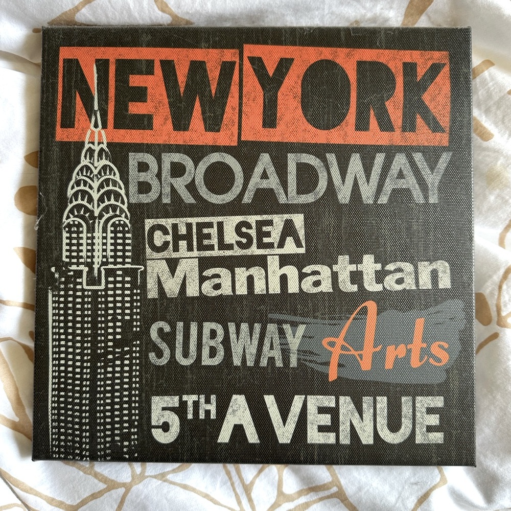 Ikea New York Wall Art Square